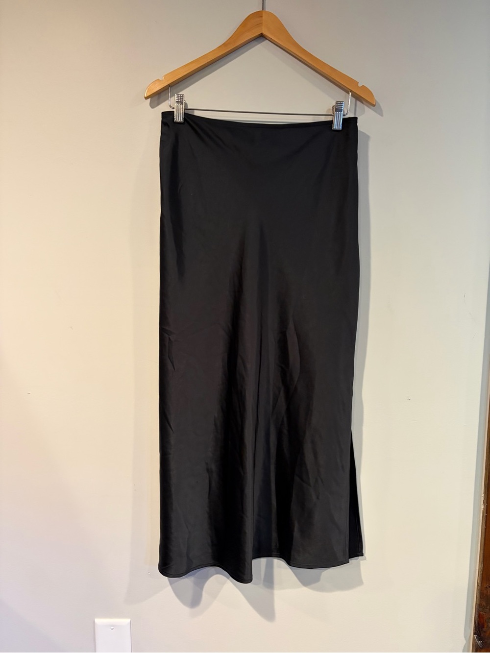 Classic Black Slip Skirt